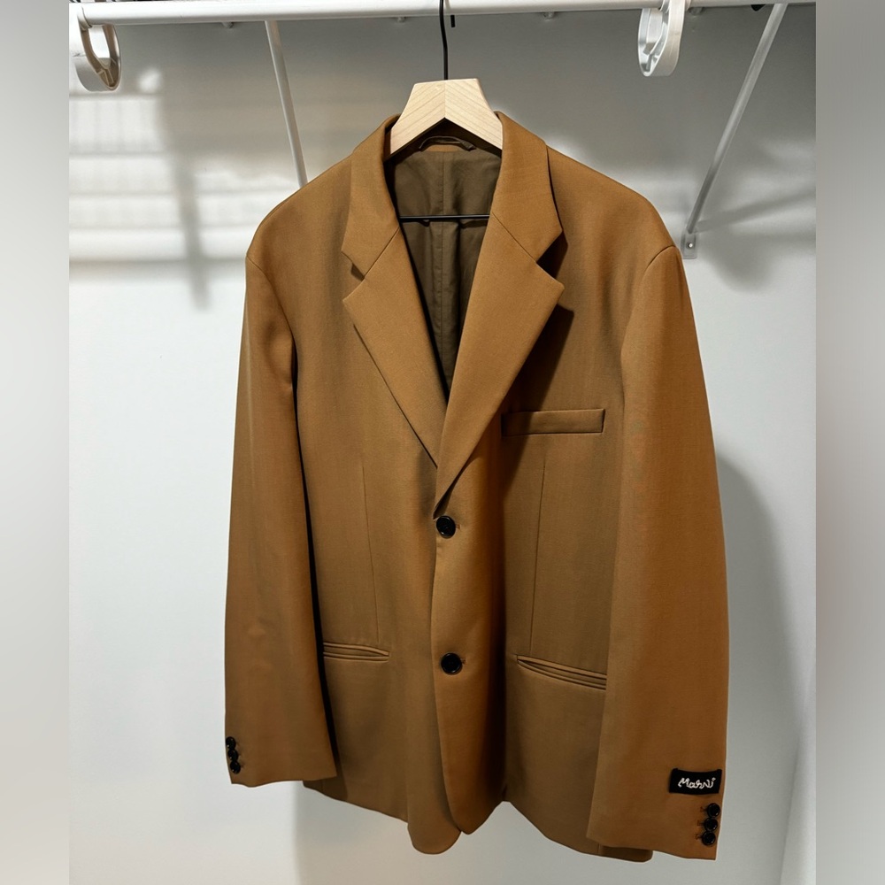 Marni 22FW wool oversized blazer (IT54)